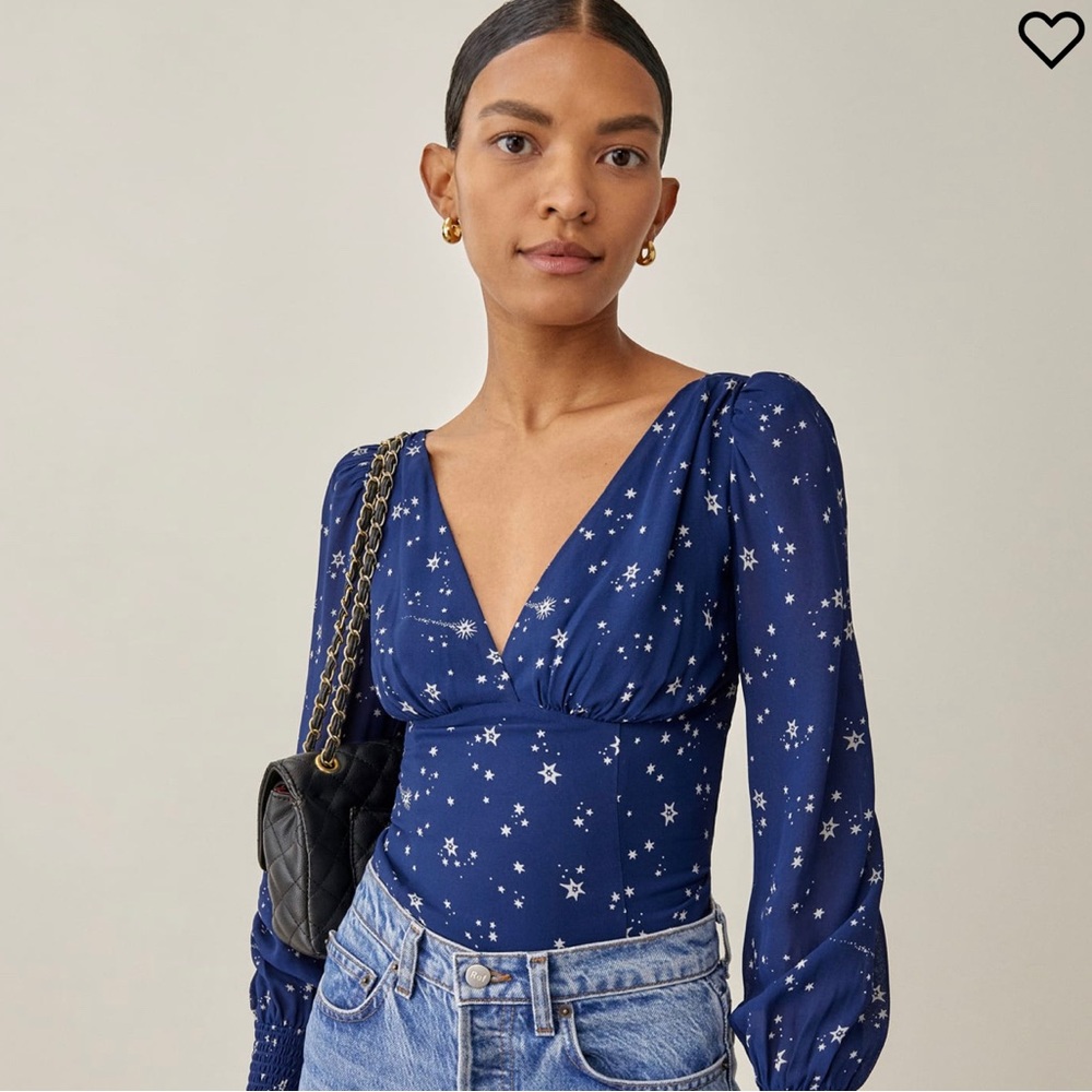 Beautiful Reformation Starry Night Michel top - NWT, never worn